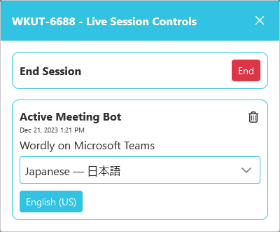 Active Meting bot