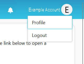 Account Profile Button